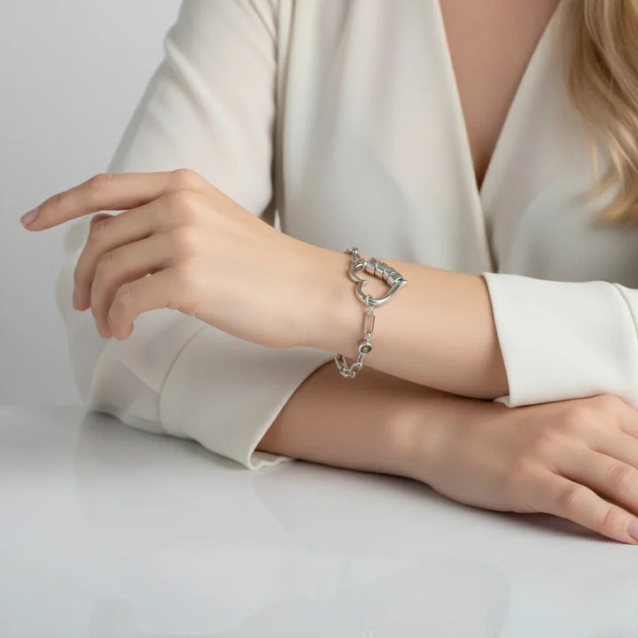 Personalised Engraved Name Bead Bracelet with Birthstones – The Perfect Family Jewellery Gift
