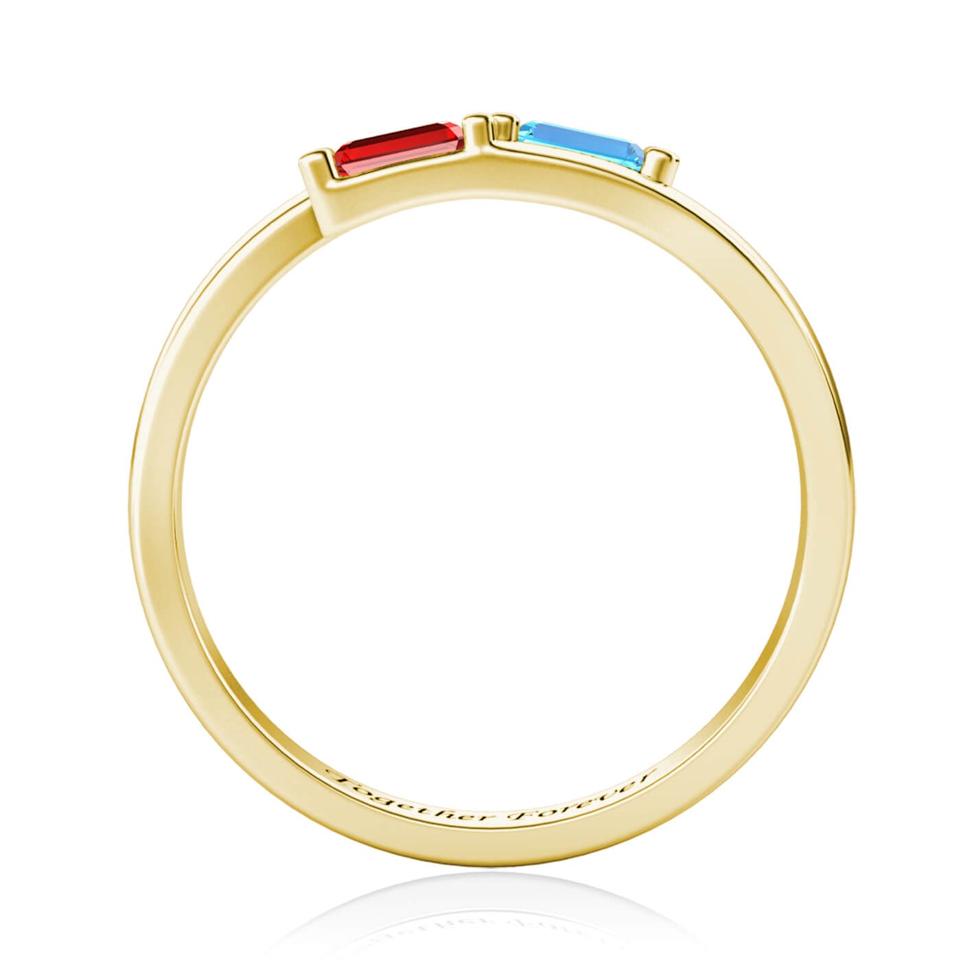 2 Birthstones Ring