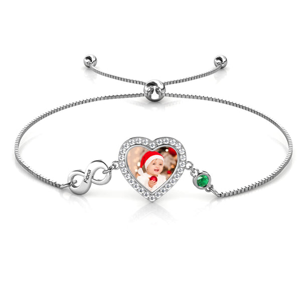 Heart Photo Bracelet