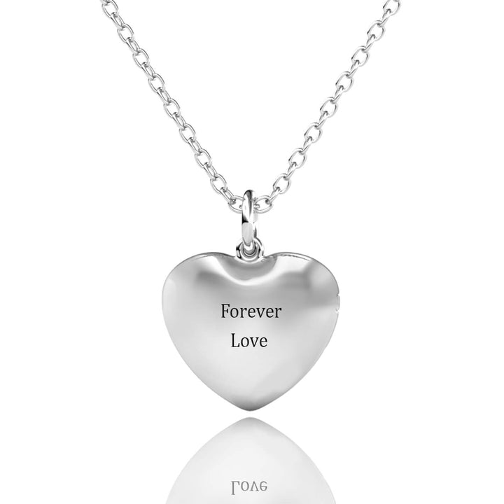 Heart Photo Locket Necklace
