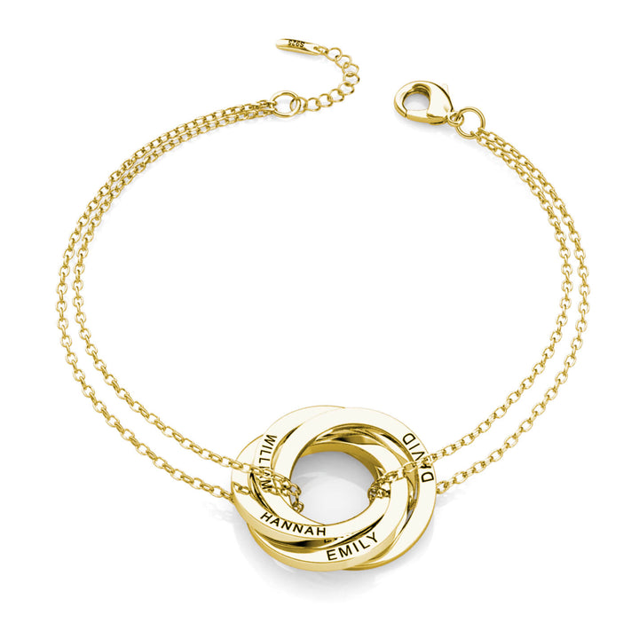 Russian 4 Ring Bracelet