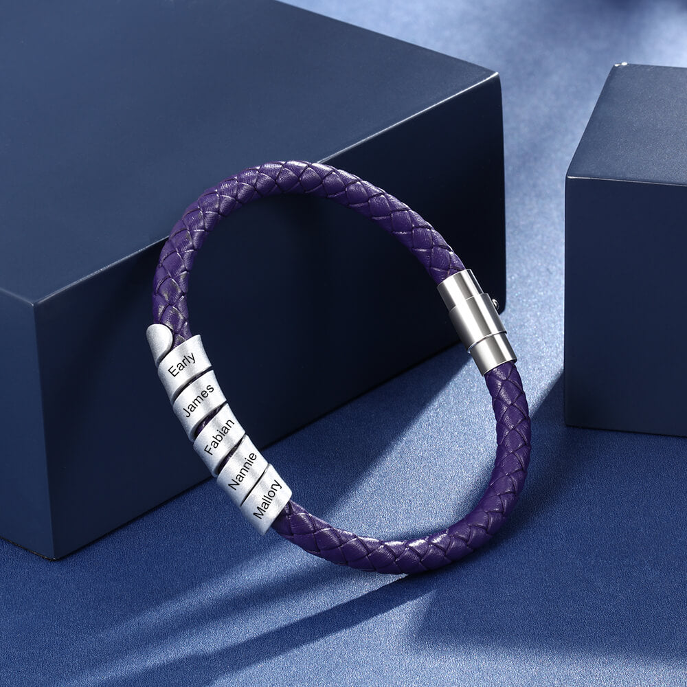 Engraved 5 Name Bracelet
