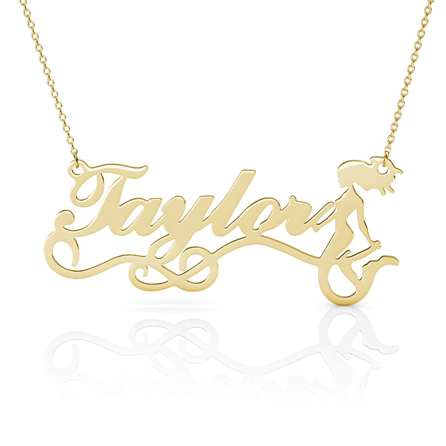 Personalised Mermaid Name Necklace