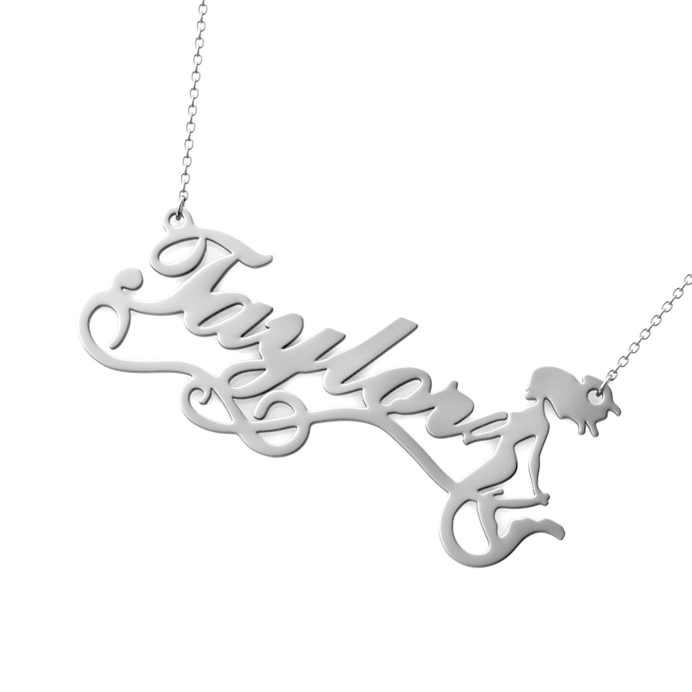 Personalised Mermaid Name Necklace