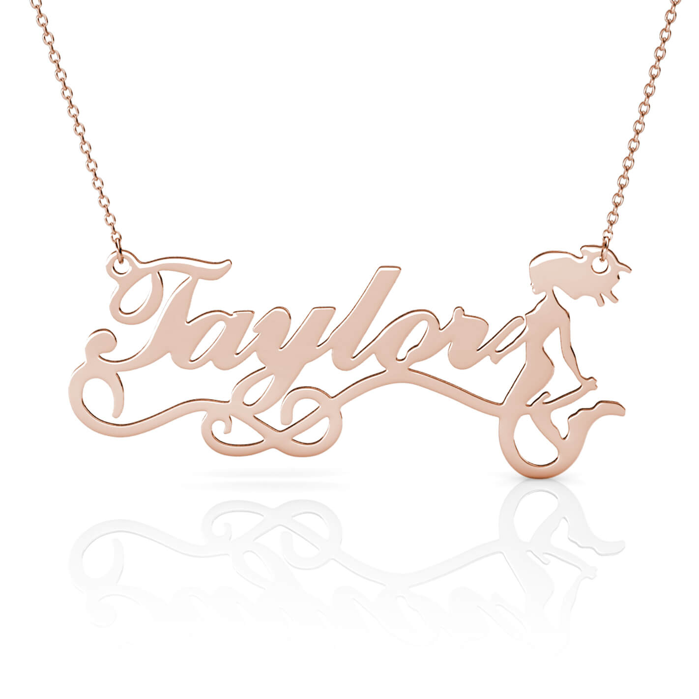 Personalised Mermaid Name Necklace